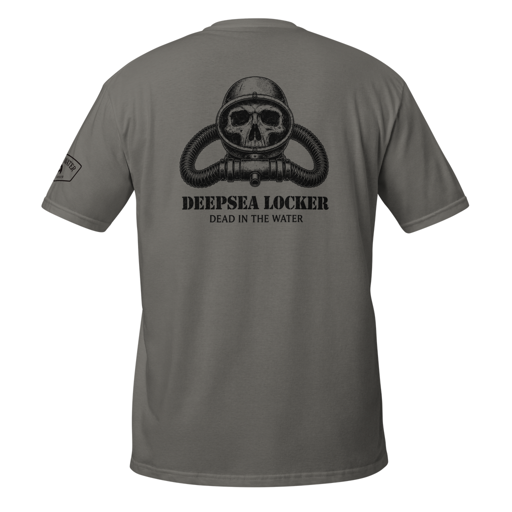 Dead In the Water™ Frogman Short-Sleeve Unisex T-Shirt by DeepSea Locker