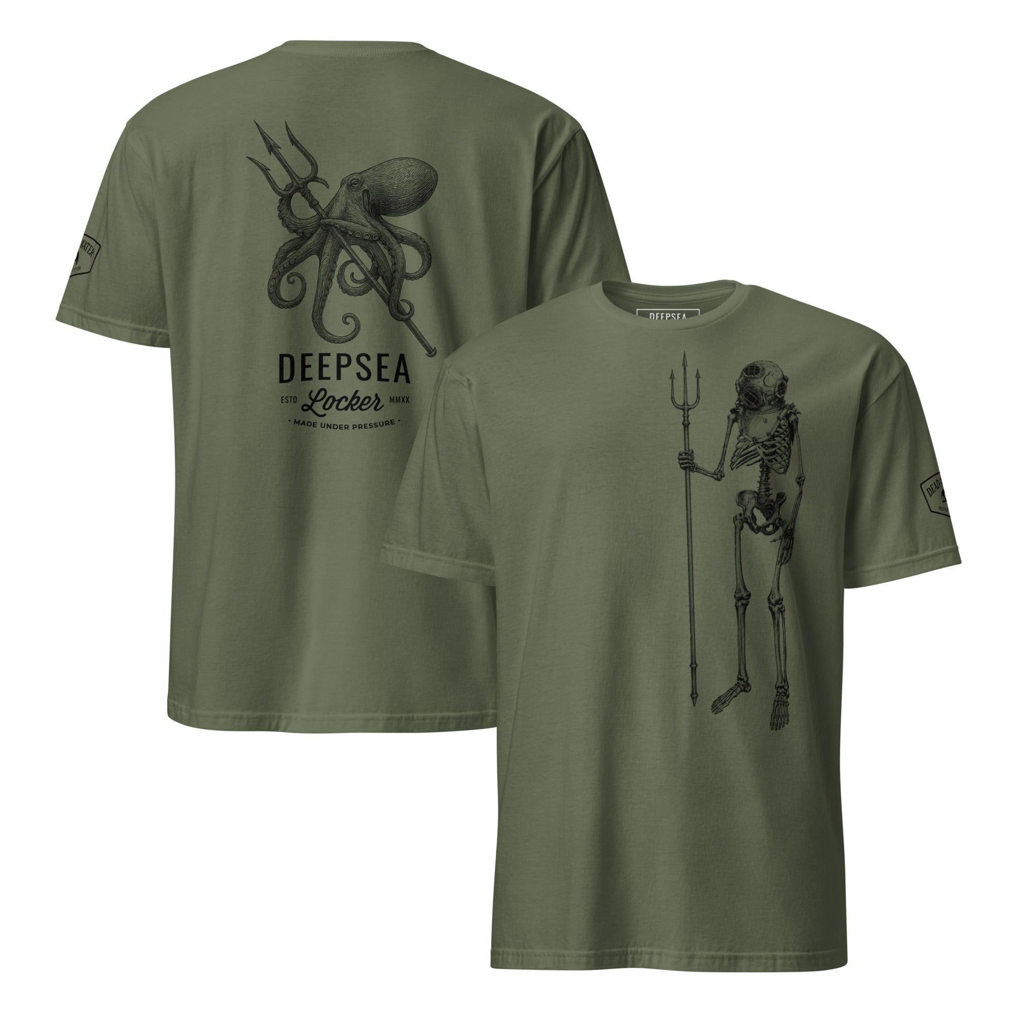 Dead In The Water™ Diver Short-Sleeve Unisex T-Shirt by DeepSea Locker