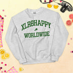 XLR8happy Worldwide Sweatshirt, Forest, A Happy Garment for a Happy World by Xlr8happy