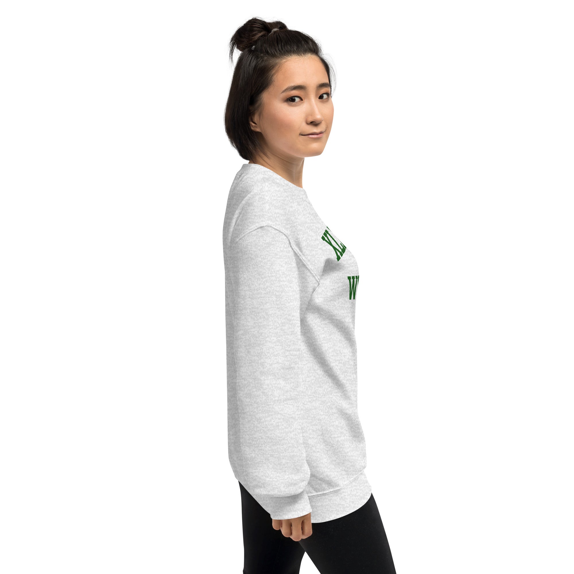 XLR8happy Worldwide Sweatshirt, Forest, A Happy Garment for a Happy World by Xlr8happy