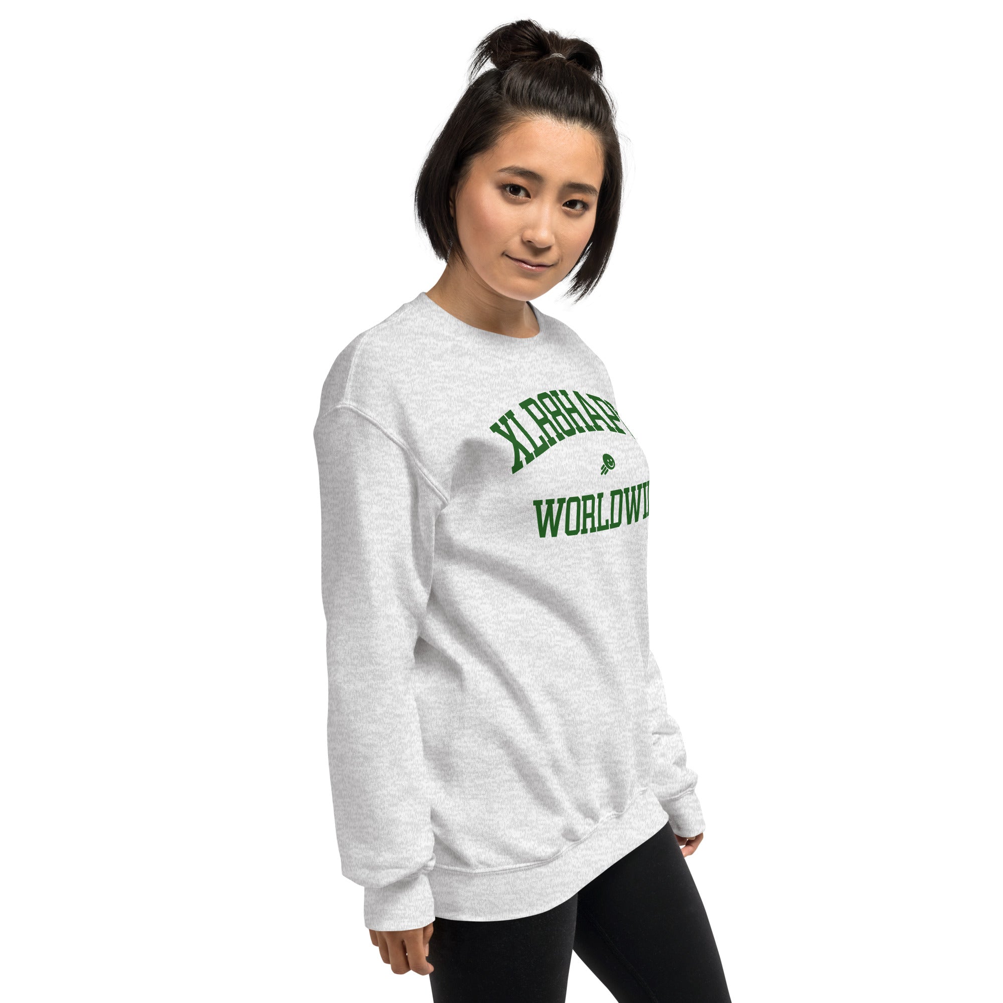 XLR8happy Worldwide Sweatshirt, Forest, A Happy Garment for a Happy World by Xlr8happy