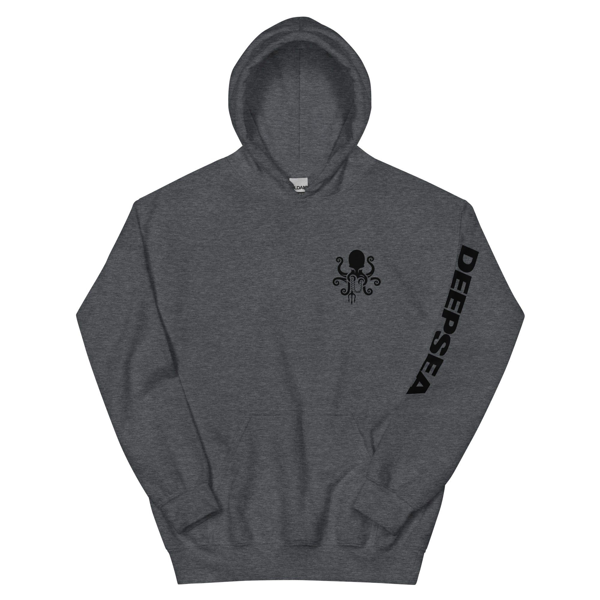 DEEPSEA Locker Black Trident Hoodie by DeepSea Locker