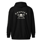DEEPSEA Skull Trident Unisex heavy blend zip hoodie by DeepSea Locker