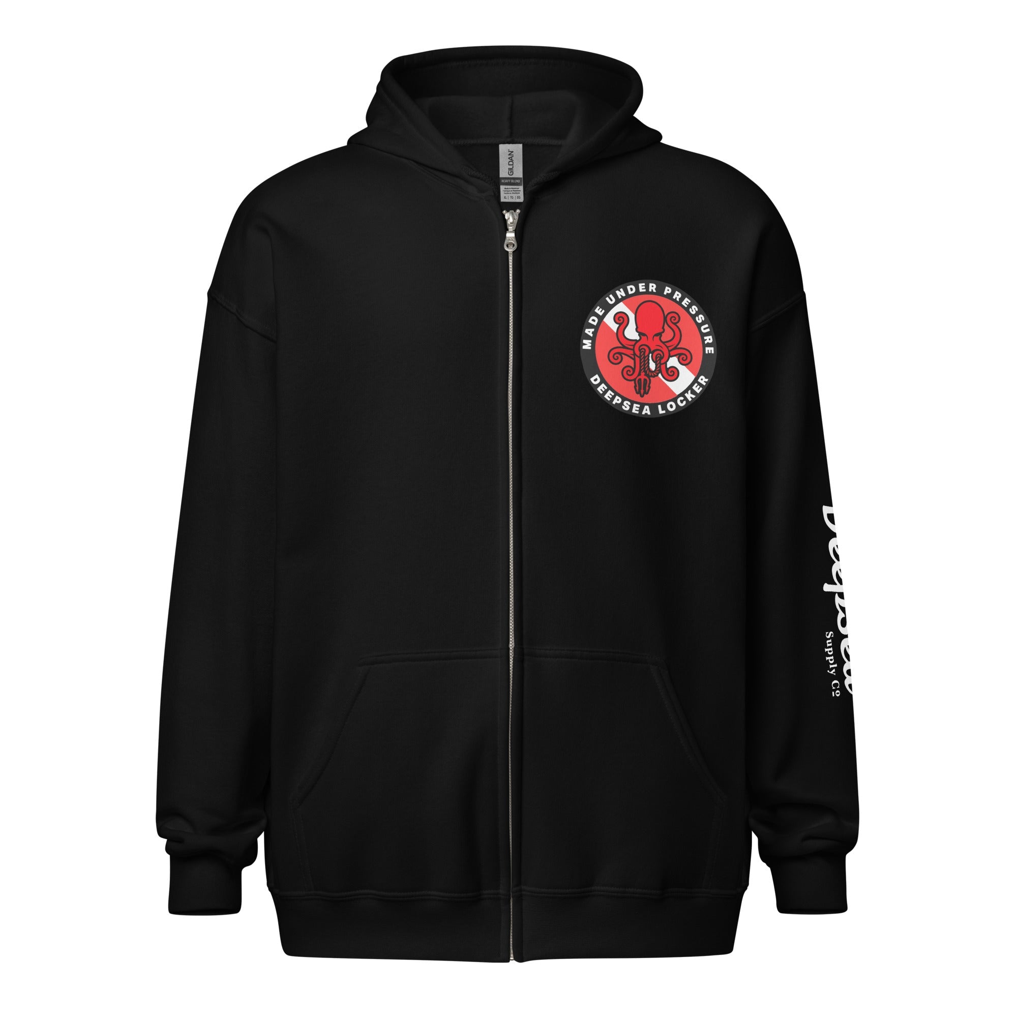 Diver Down. Unisex heavy blend zip hoodie by DeepSea Locker
