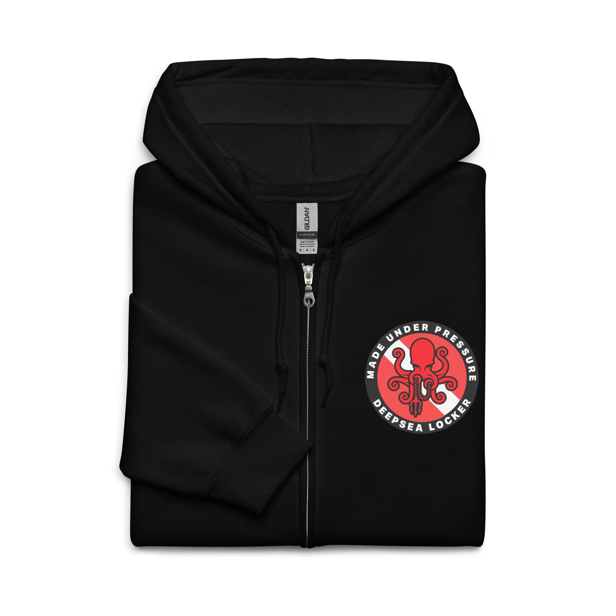 Diver Down. Unisex heavy blend zip hoodie by DeepSea Locker