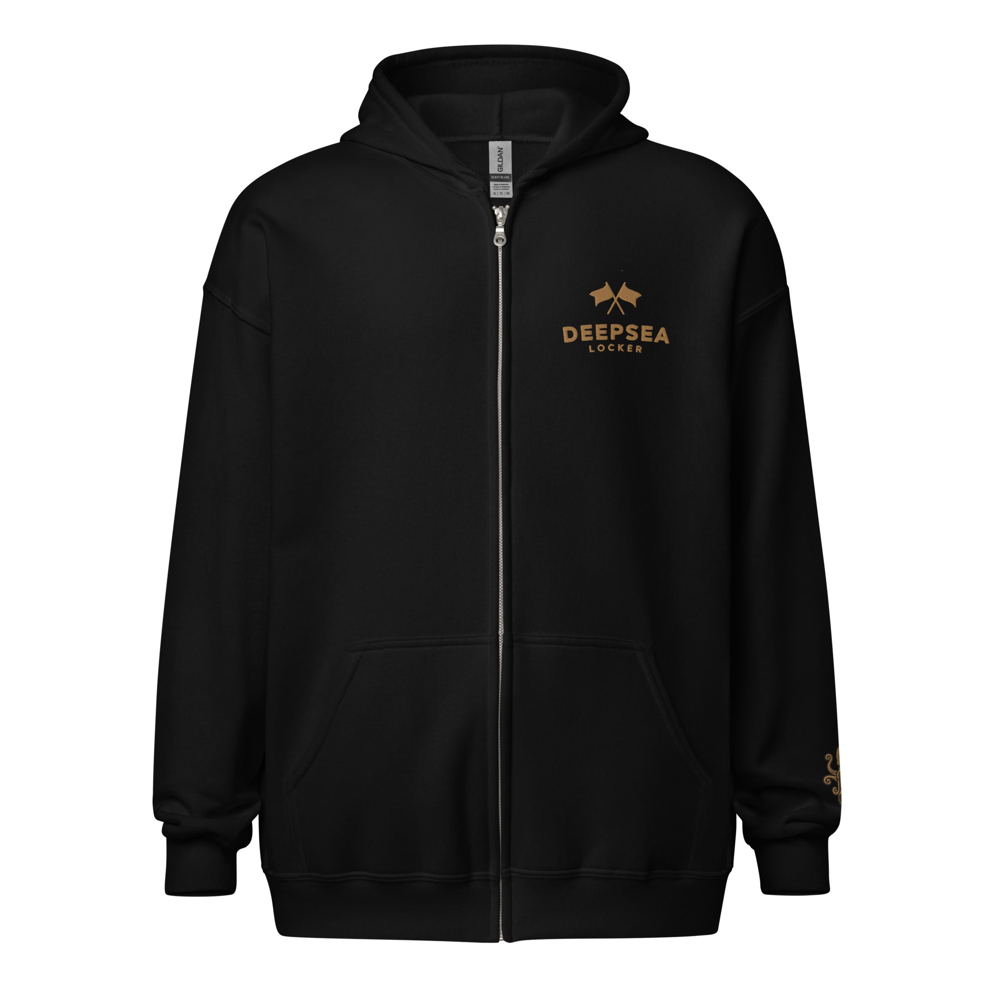 DEEPSEA Locker / BRAVO Collection / Heavy blend zip hoodie by DeepSea Locker
