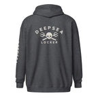DEEPSEA Skull Trident Unisex heavy blend zip hoodie by DeepSea Locker