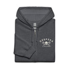 DEEPSEA Skull Trident Unisex heavy blend zip hoodie by DeepSea Locker