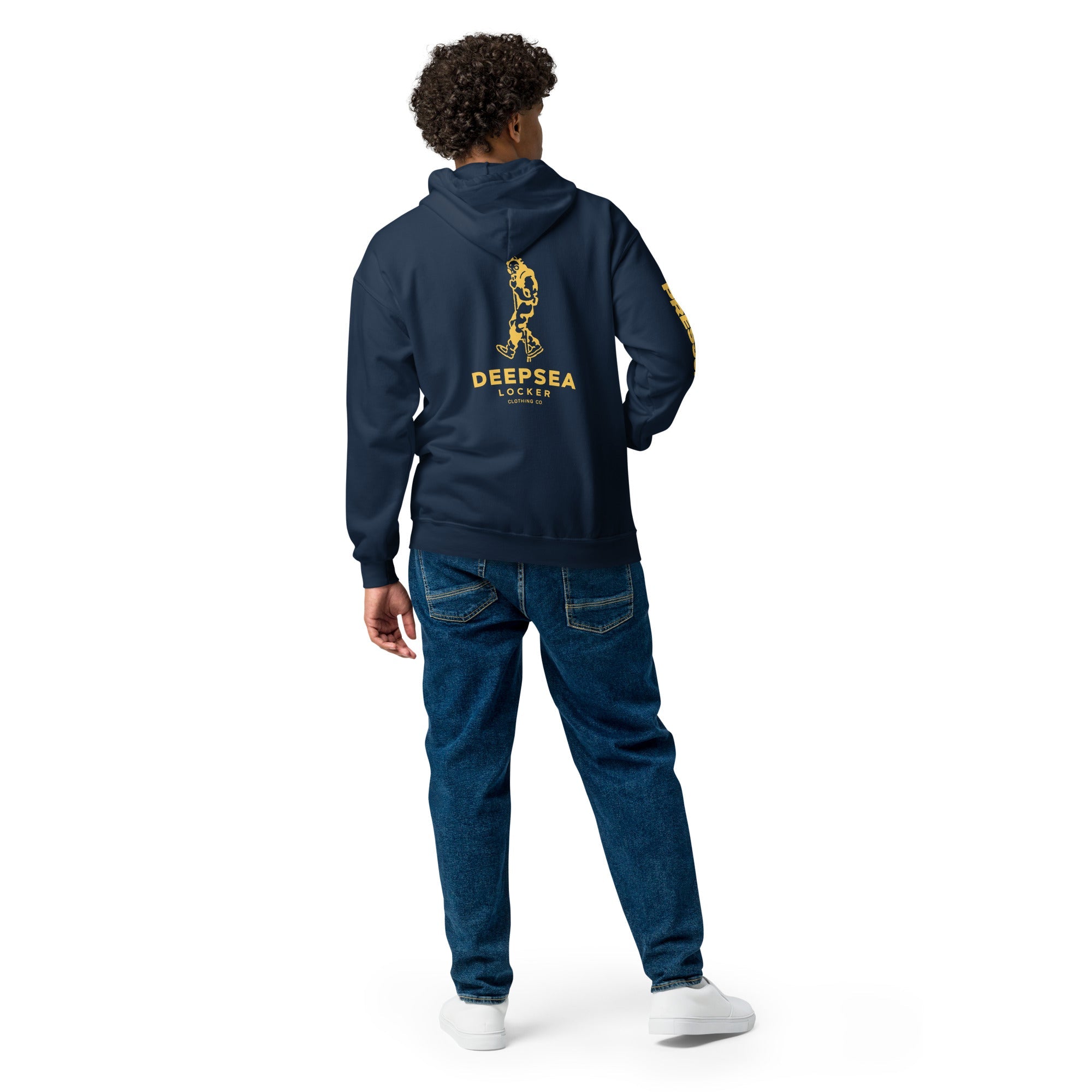 DeepSea Diver Vintage Unisex heavy blend zip hoodie by DeepSea Locker