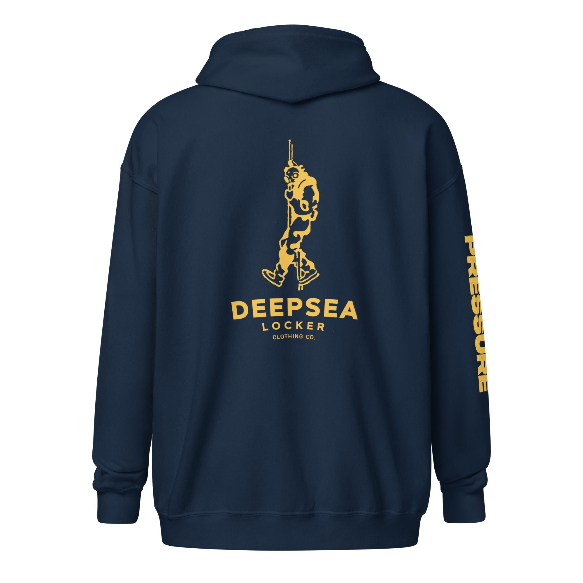 DeepSea Diver Vintage Unisex heavy blend zip hoodie by DeepSea Locker