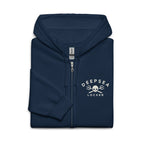 DEEPSEA Skull Trident Unisex heavy blend zip hoodie by DeepSea Locker