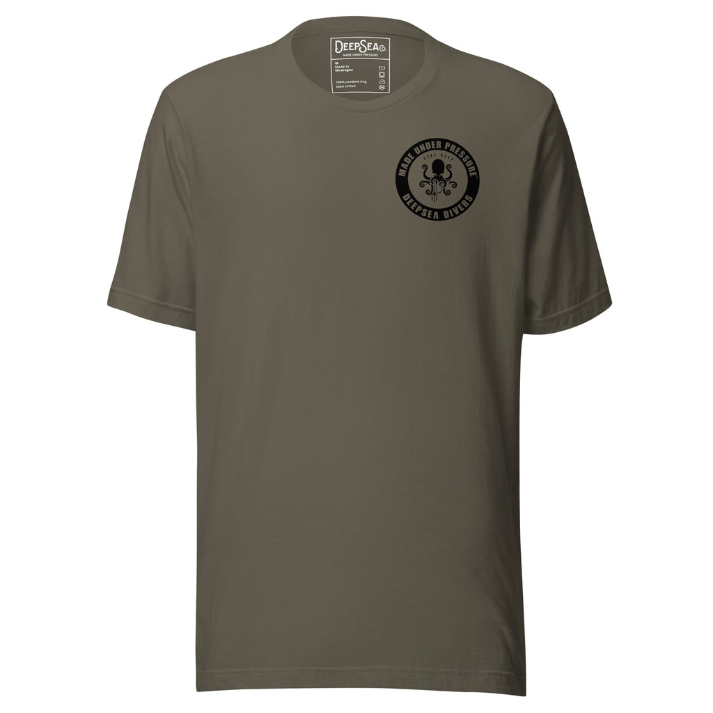 DEEPSEA DIVERS T-SHIRT MIL GREEN by DeepSea Locker