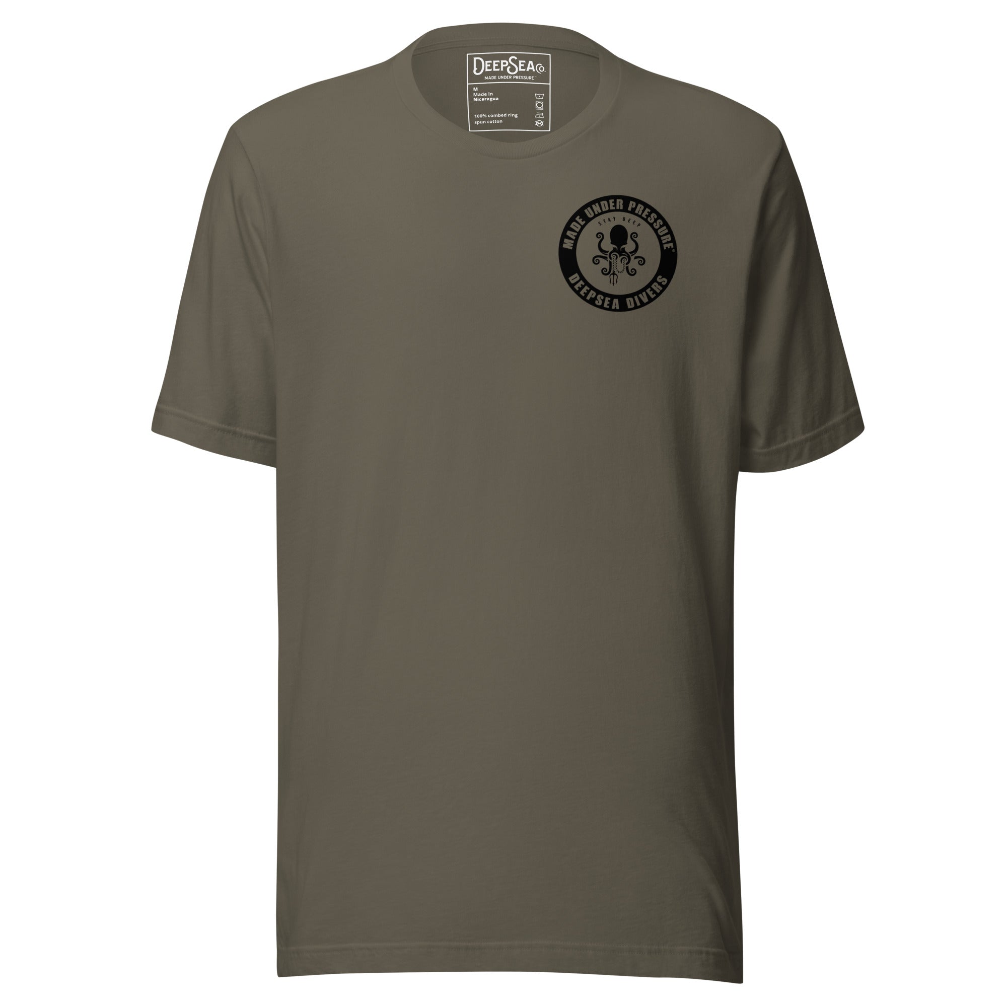 DEEPSEA DIVERS T-SHIRT MIL GREEN by DeepSea Locker