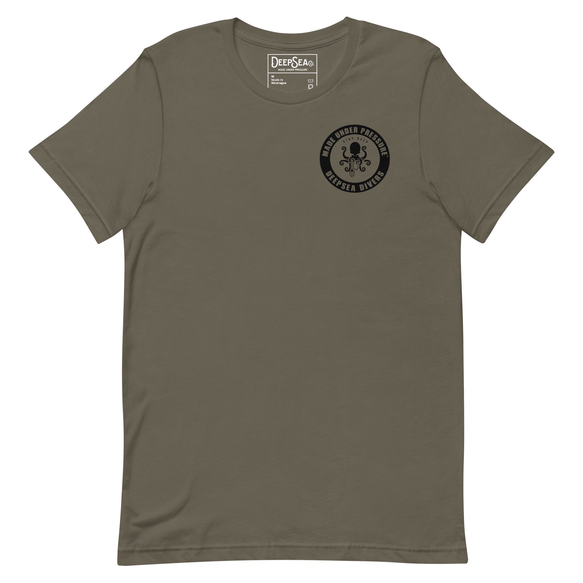 DEEPSEA DIVERS T-SHIRT MIL GREEN by DeepSea Locker