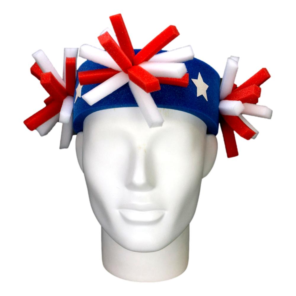 Patriotic Party Pack (20 Hats & 20 Headbands) by Foam Party Hats Inc