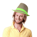 Weaved Fedora Hat by Dress Up America