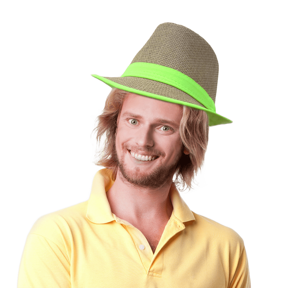 Weaved Fedora Hat by Dress Up America