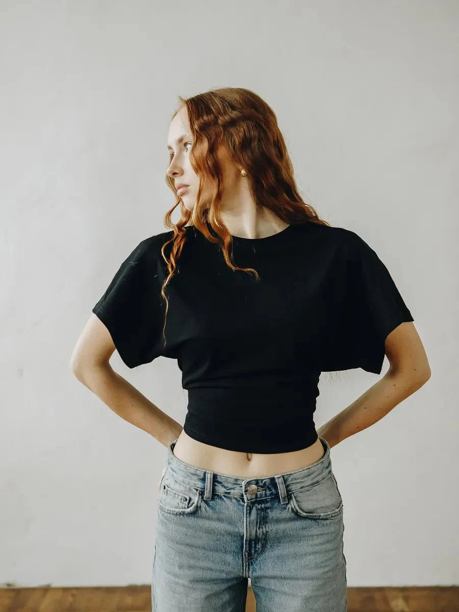 Willie Summer Batwing Sleeve T-shirt by Celidior