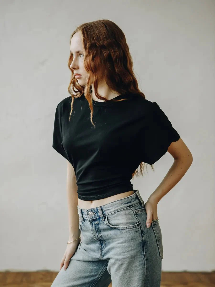 Willie Summer Batwing Sleeve T-shirt by Celidior