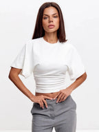 Willie Summer Batwing Sleeve T-shirt by Celidior