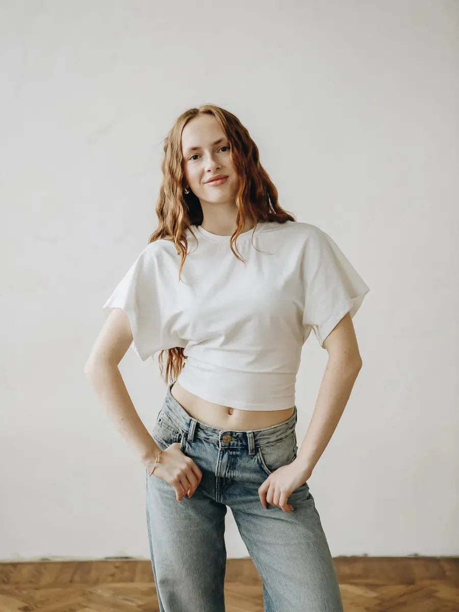 Willie Summer Batwing Sleeve T-shirt by Celidior