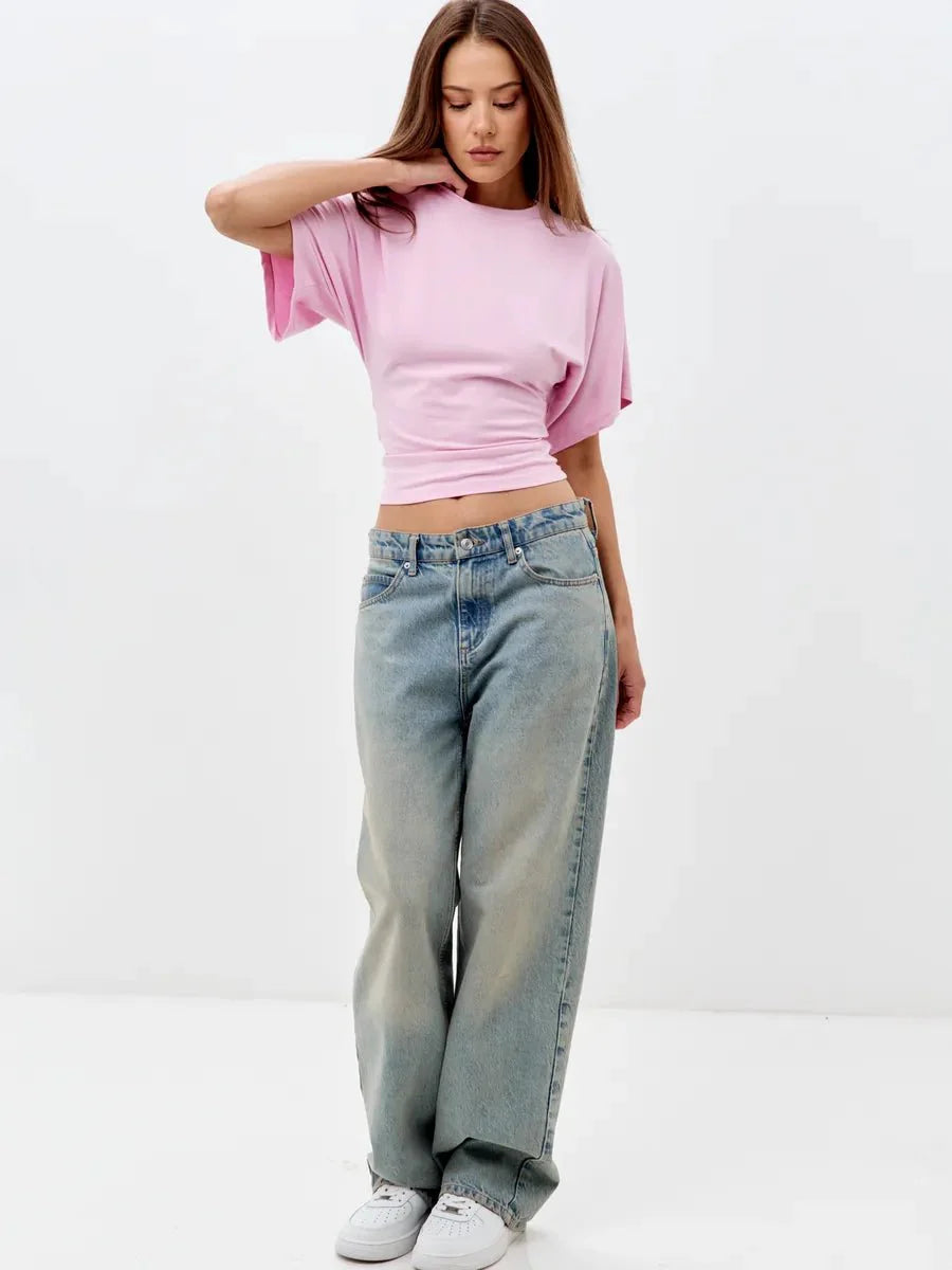 Willie Summer Batwing Sleeve T-shirt by Celidior
