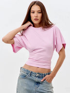 Willie Summer Batwing Sleeve T-shirt by Celidior