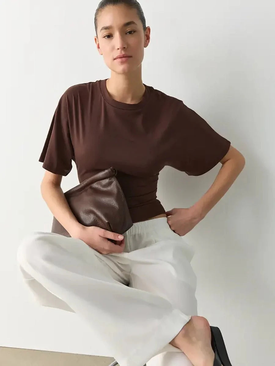 Willie Summer Batwing Sleeve T-shirt by Celidior