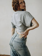 Willie Summer Batwing Sleeve T-shirt by Celidior