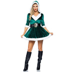 2 PC Mrs. Claus Costume - worldclasscostumes