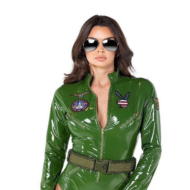 2 PC Playboy Top Pilot Costume - worldclasscostumes