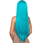 33 Inch Long straight center part wig - worldclasscostumes