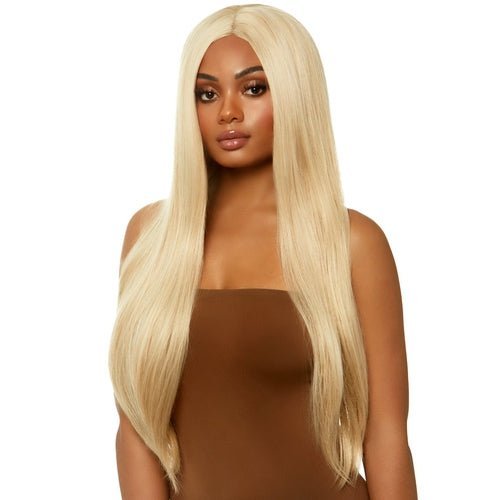 33 Inch Long straight center part wig - worldclasscostumes