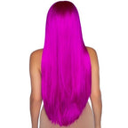 33 Inch Long straight center part wig - worldclasscostumes