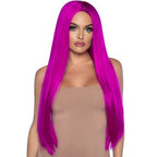 33 Inch Long straight center part wig - worldclasscostumes