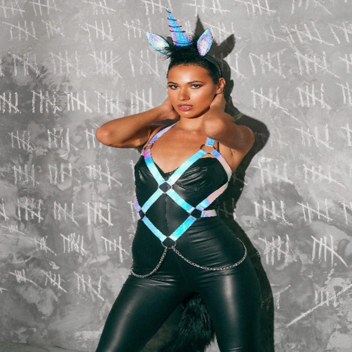 3pc Kinky Unicorn Costume - worldclasscostumes