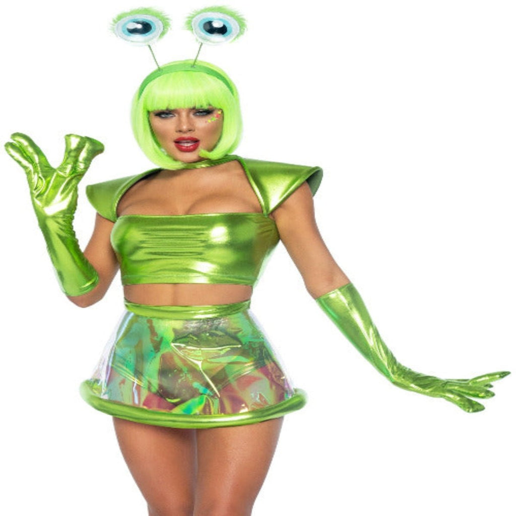 5 PC Beam Me Up Babe Costume - worldclasscostumes