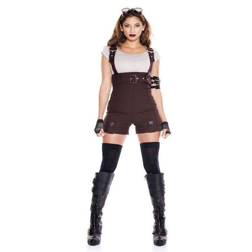 5 PC Steam Punk Pilot Costume - worldclasscostumes