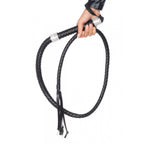 54" Braided Whip With Rhinestone Look Handle