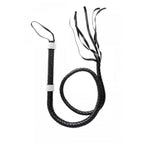 54" Braided Whip With Rhinestone Look Handle