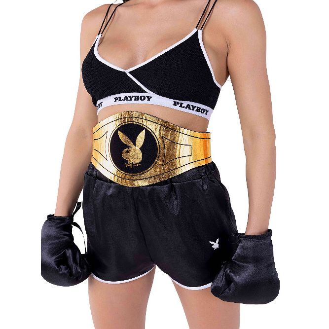 5pc Playboy Knock-Out Boxer Costume