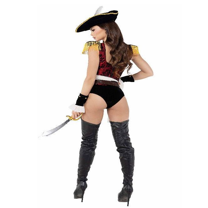 7pc Playboy High Sea Pirate Costume - worldclasscostumes