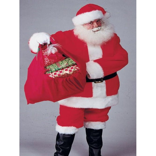 8 Piece Regal Plush Santa Suit - worldclasscostumes