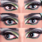ACID III - Blue & Black Colored Contact Lenses - worldclasscostumes