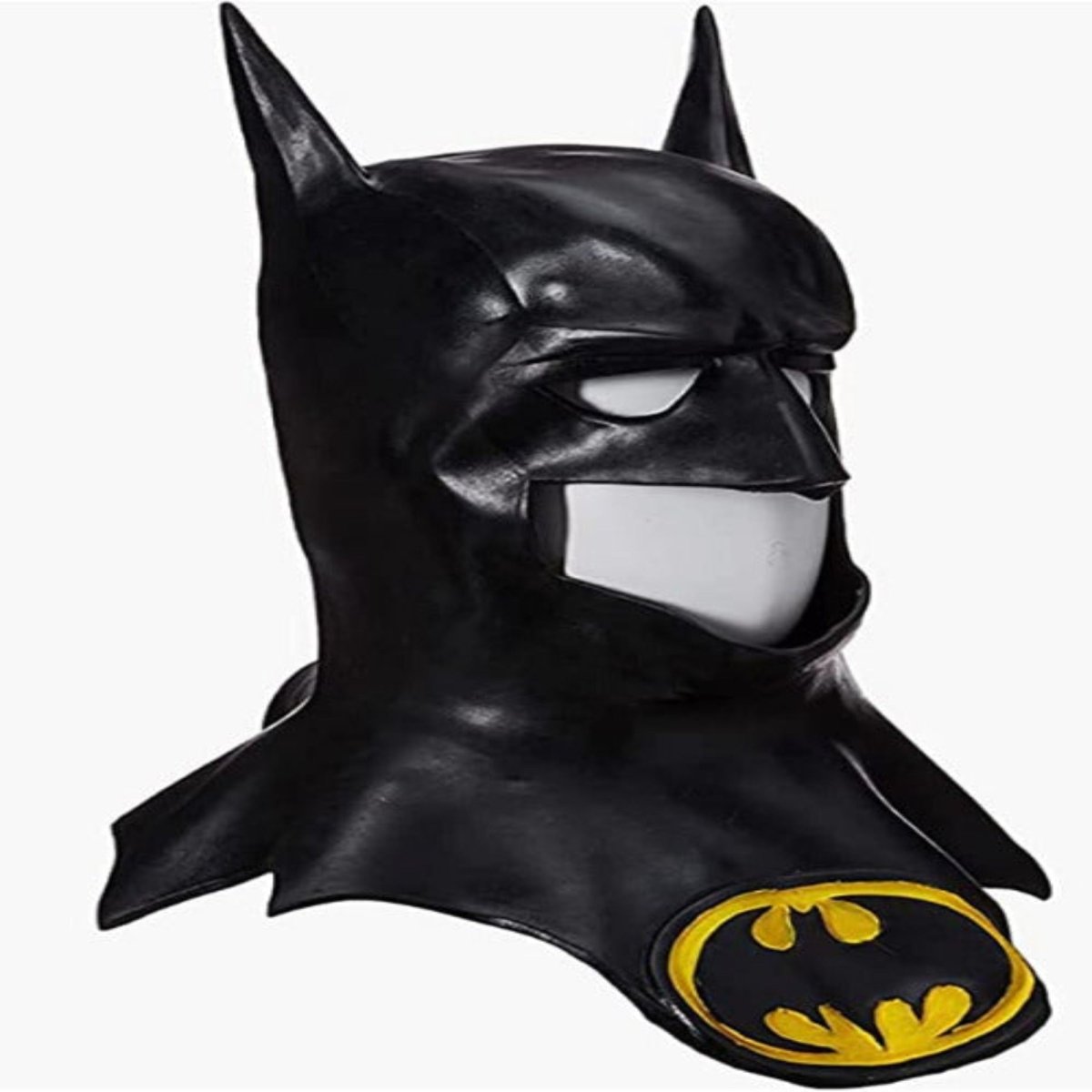 Adult Batman Mask with Cowl and Logo - worldclasscostumes