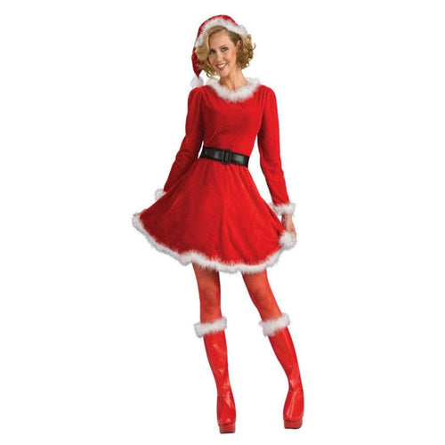 Adult Mrs. Claus Dress - worldclasscostumes