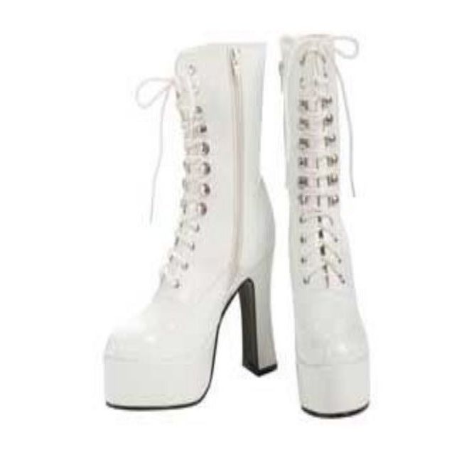 Adult Short White Boots - worldclasscostumes
