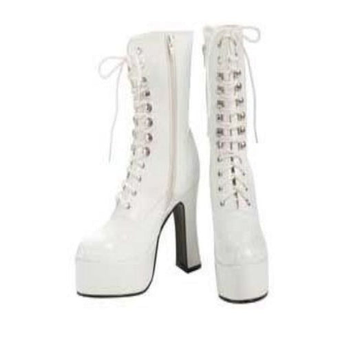 Adult Short White Boots - worldclasscostumes