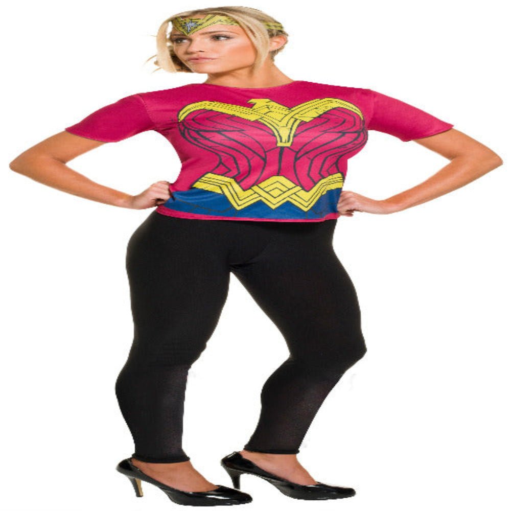 Adult Wonder Woman Costume Top - worldclasscostumes