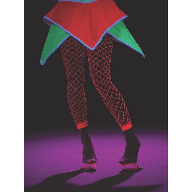 Alien Raver Fishnet Leggings - worldclasscostumes